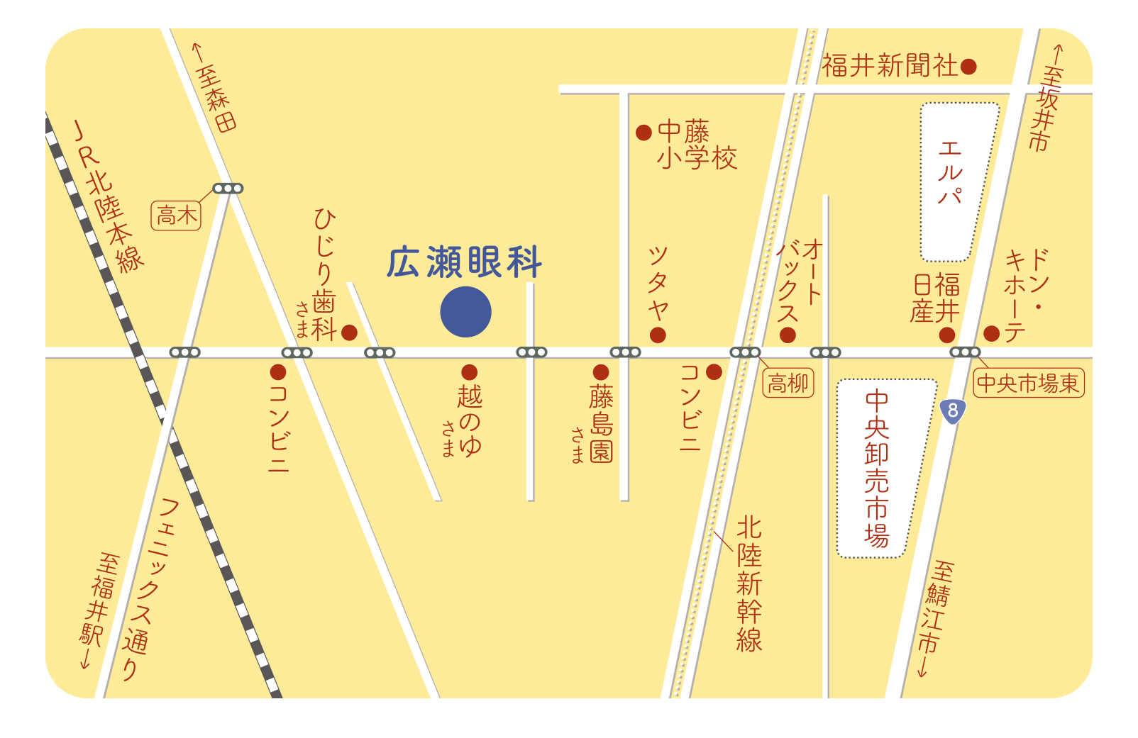 広瀬眼科MAP